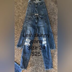 Levi's Distressed Denim Jeans